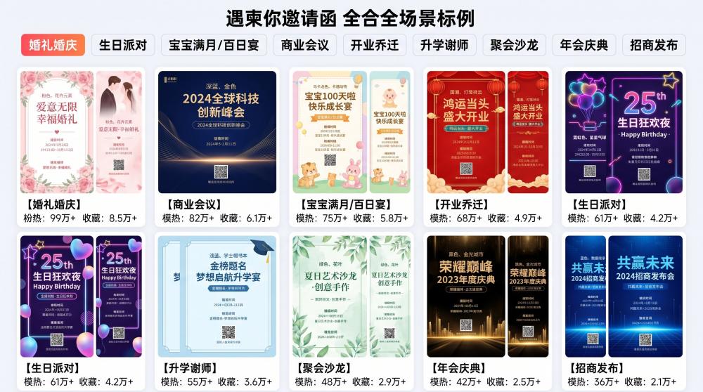 同学聚会不用费心策划！现成邀约模板一键套用超省心